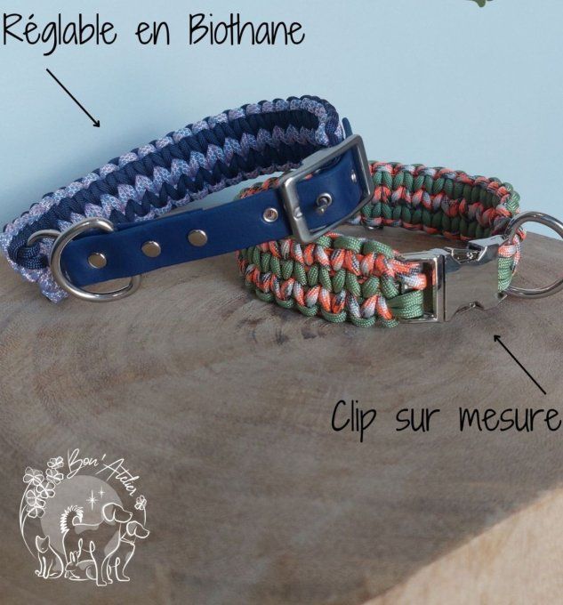 COLLIER SUR MESURE ou REGLABLE - Collection "ISNA"