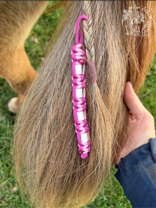 CHEVAL _ ACCROCHE CRINS ANTI TIQUE ET PUCE _ V1 _ Sur mesure