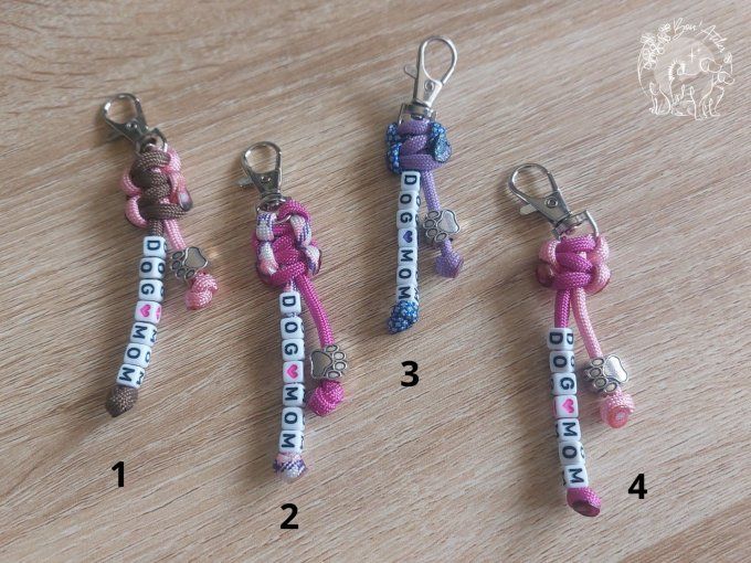 PORTE-CLEF "DOG MOM"