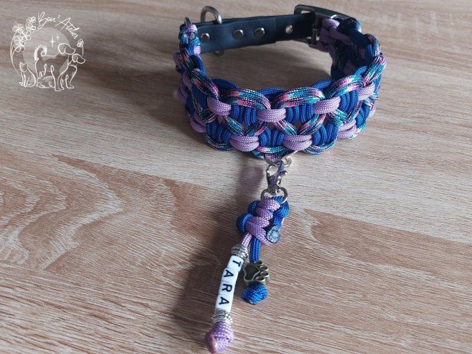 COLLIER SUR MESURE A MARTINGALE ou REGLABLE - Collection "BANDIT" 