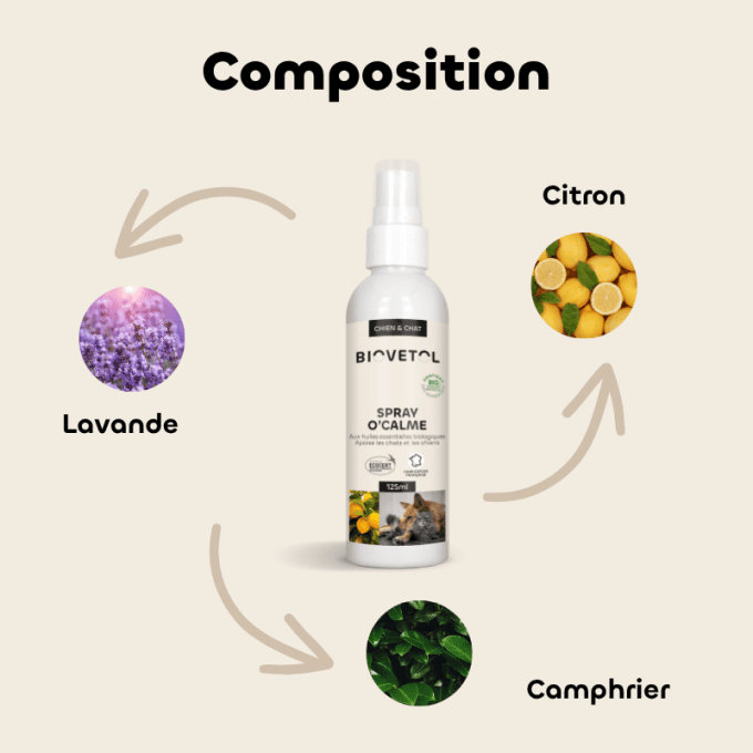 SPRAY O'CALME - CHIENS & CHATS