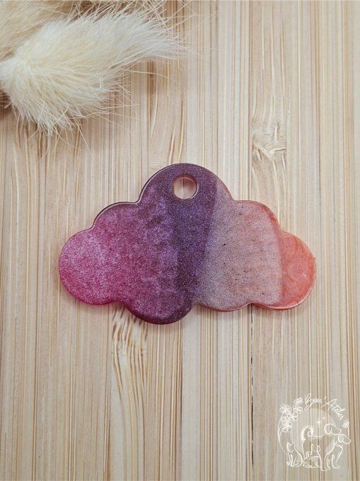 MEDAILLE ou PORTE-CLEFS "CIEL COUCHANT"
