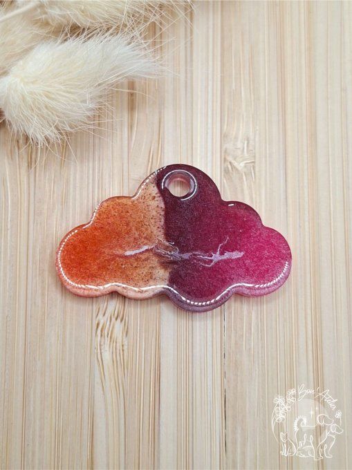 MEDAILLE ou PORTE-CLEFS "CIEL COUCHANT"