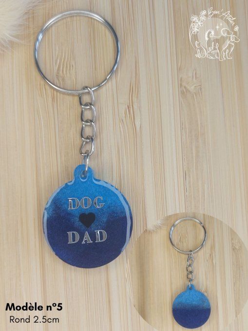 PORTE-CLEF "DOG DAD"