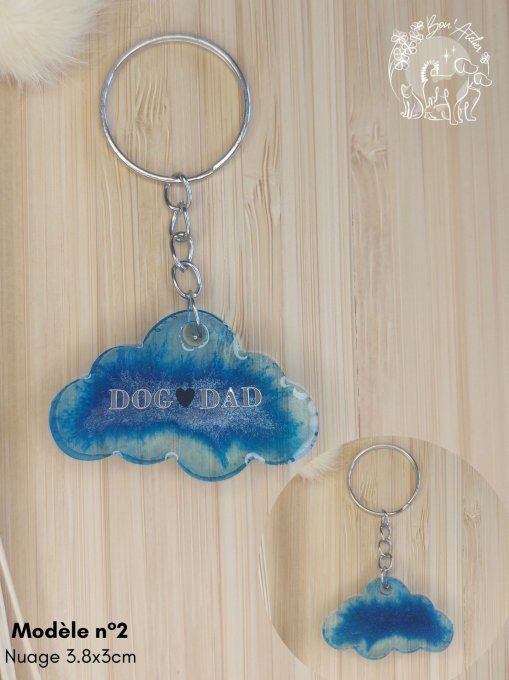 PORTE-CLEF "DOG DAD"