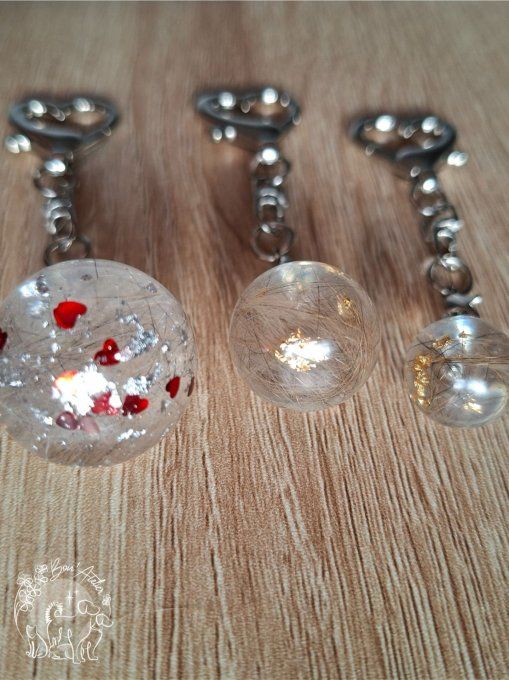 Porte clef "BOULE D'AMOUR"