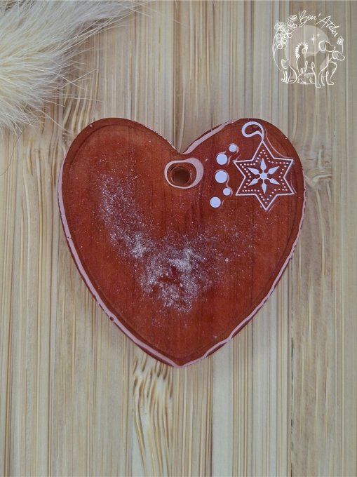 MEDAILLE ou PORTE-CLEFS "COEUR DE NOEL_V3"