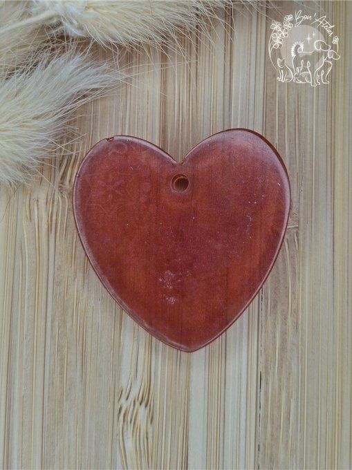 MEDAILLE ou PORTE-CLEFS "COEUR DE NOEL_V3"