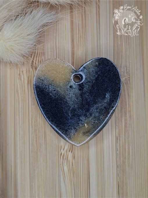 MEDAILLE ou PORTE-CLEFS "COEUR DE NOEL_V4"