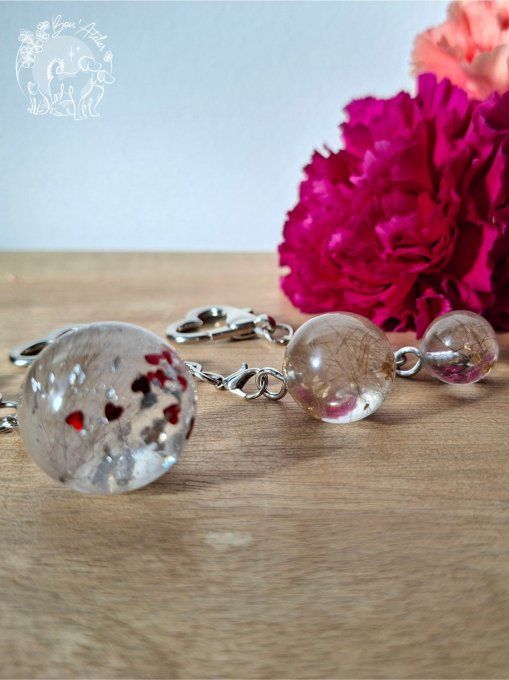 Porte clef "BOULE D'AMOUR"
