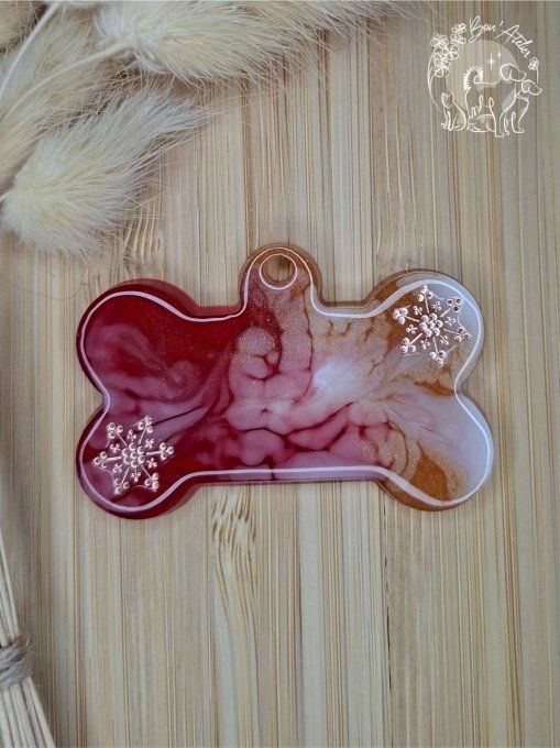 MEDAILLE ou PORTE-CLEFS "OS DE NOEL"