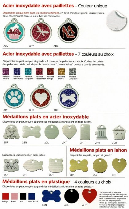 MEDAILLES IDENTIFICATION CHIENS & CHATS