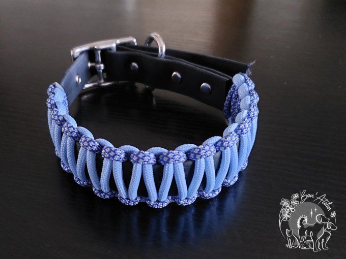 COLLIER "TYSON" en BIOTHANE® + PARACORD
