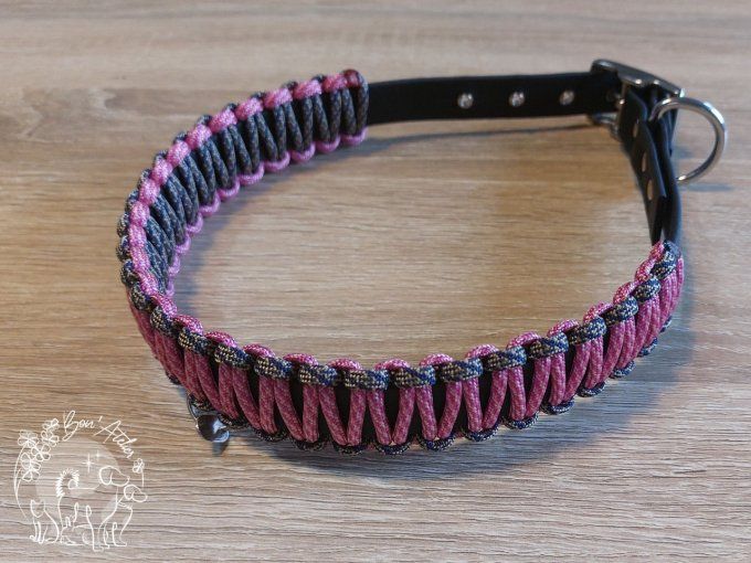 COLLIER "TYSON" en BIOTHANE® + PARACORD
