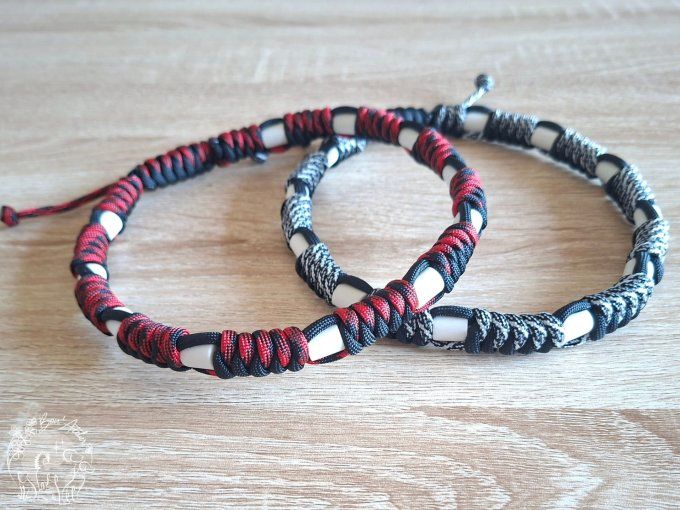 CHIENS _ COLLIER ANTI TIQUE & PUCE / CORDAGE ROND _ Sur mesure