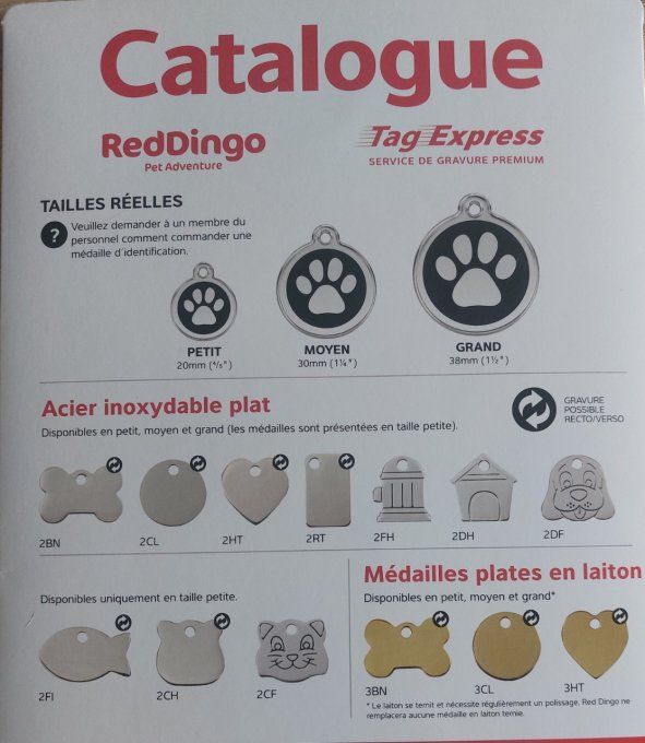MEDAILLES RED DINGO