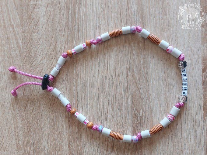 CHIENS _ COLLIER ANTI TIQUE & PUCE / MODELE FIN + PRENOM _ Sur mesure