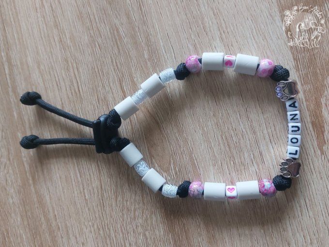 CHIENS _ COLLIER ANTI TIQUE & PUCE / MODELE FIN + PRENOM _ Sur mesure