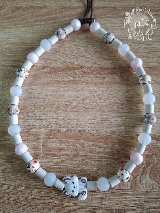 CHIENS _ COLLIER ANTI TIQUE & PUCE / SILICONE _ Sur mesure
