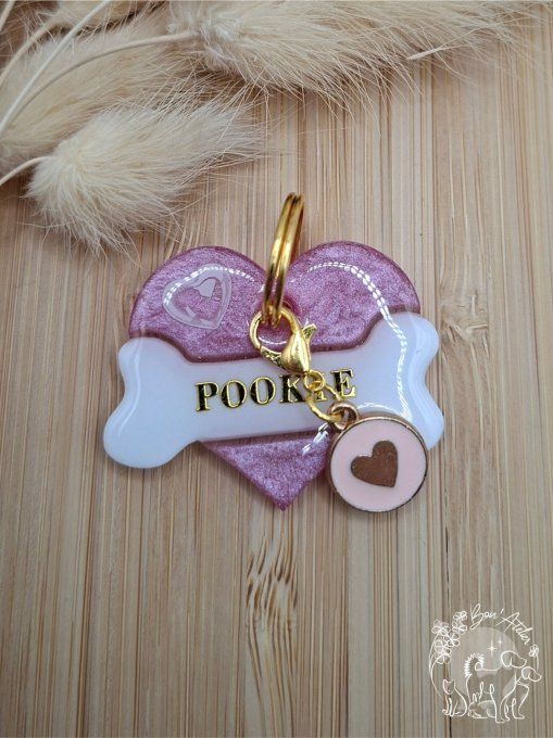 Médaille "MON P'TIT OS ♡"