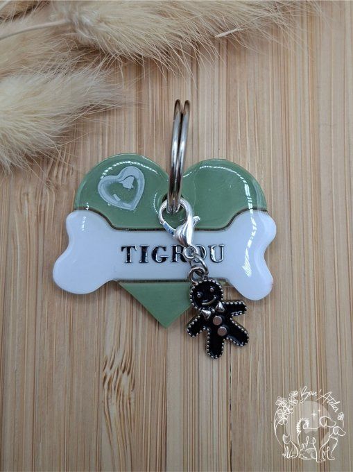 Médaille "MON P'TIT OS ♡"