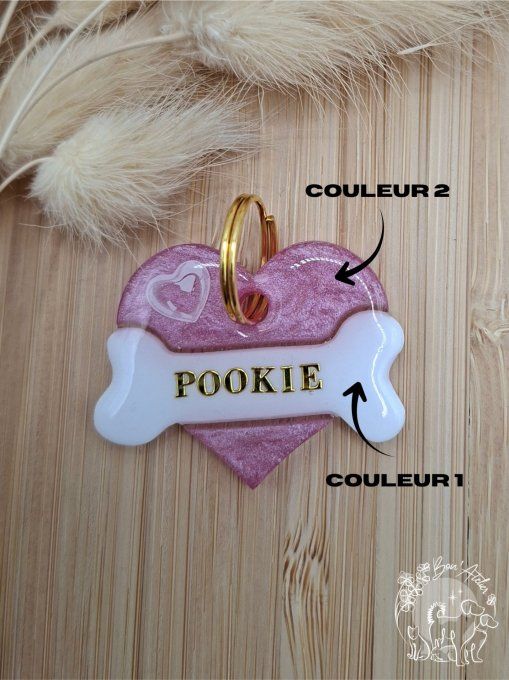 Médaille "MON P'TIT OS ♡"