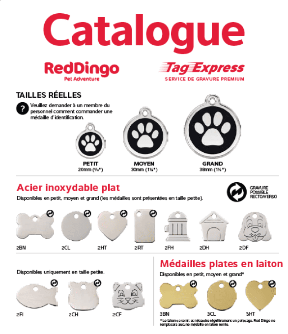 MEDAILLES RED DINGO