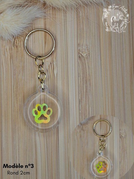PORTE-CLEF "PATTE DE CHIEN"