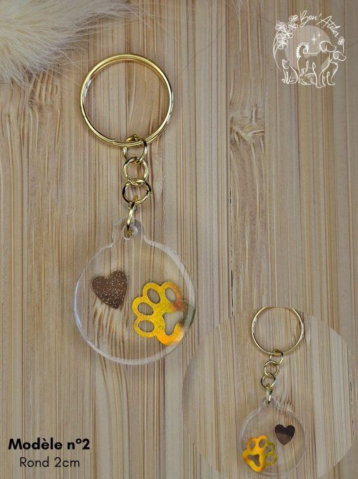 PORTE-CLEF "PATTE DE CHIEN"