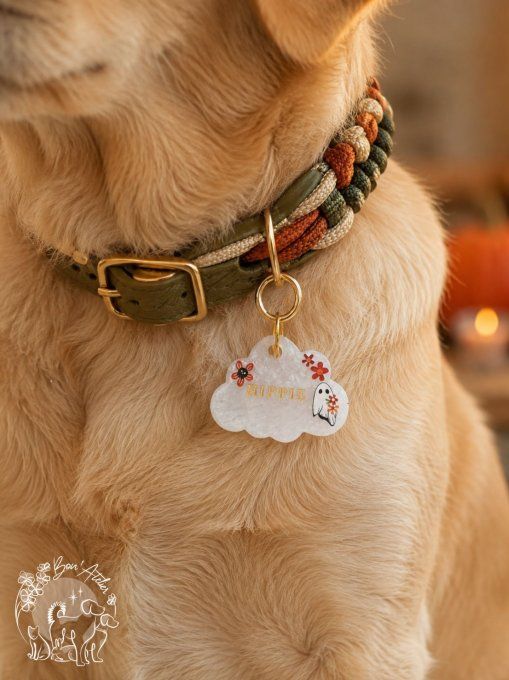 Médaille "PEACE ♡ LOVE BOO"