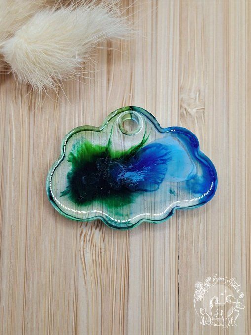 MEDAILLE ou PORTE-CLEFS "NUAGE DE FUMEE"