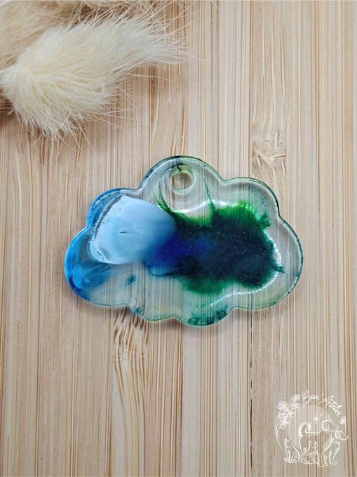 MEDAILLE ou PORTE-CLEFS "NUAGE DE FUMEE"