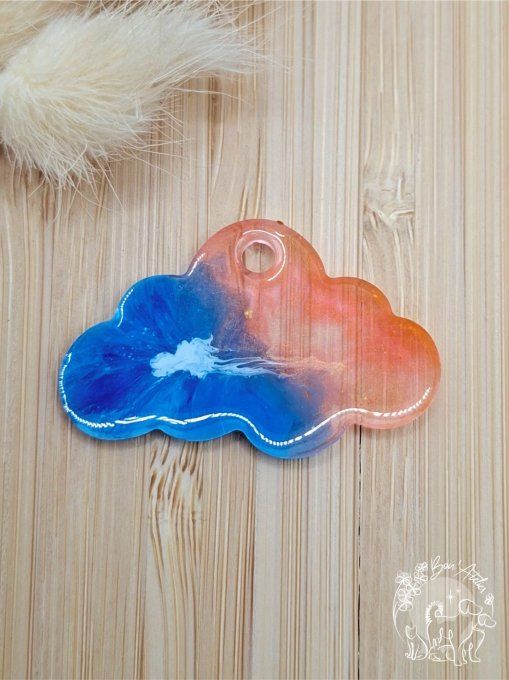 MEDAILLE ou PORTE-CLEFS "COUCHER DE SOLEIL"