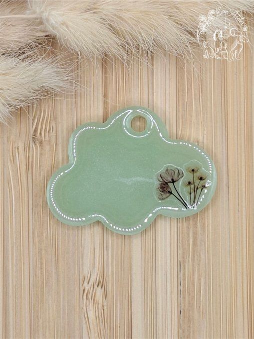 MEDAILLE ou PORTE-CLEFS "NUAGE PRINTANIER"