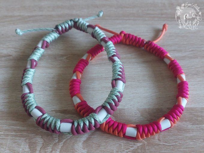 CHIENS _ COLLIER ANTI TIQUE & PUCE / CORDAGE ROND _ Sur mesure