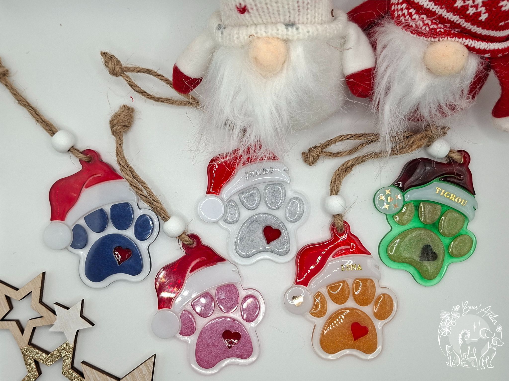 boule de noël personnalisée pour son chien