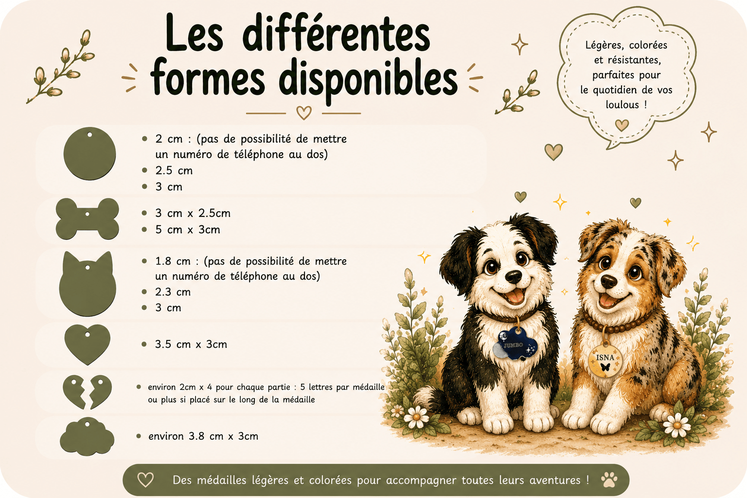 médailles identification pour chien et chat médailles identification pour chien et chat