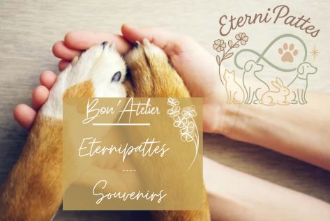 Eternipattes, souvenir de vos chiens et de vos chats avec des poils ou cendres